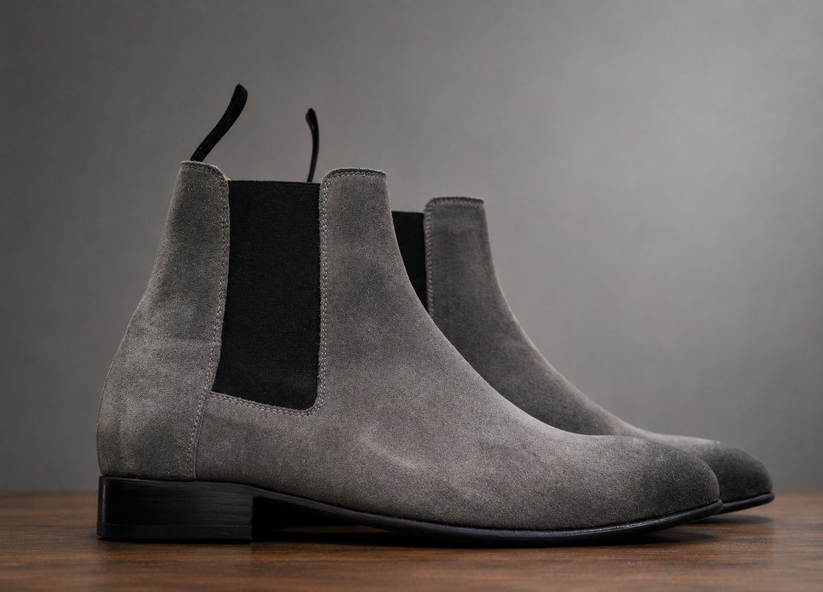 Grey Suede Chelsea